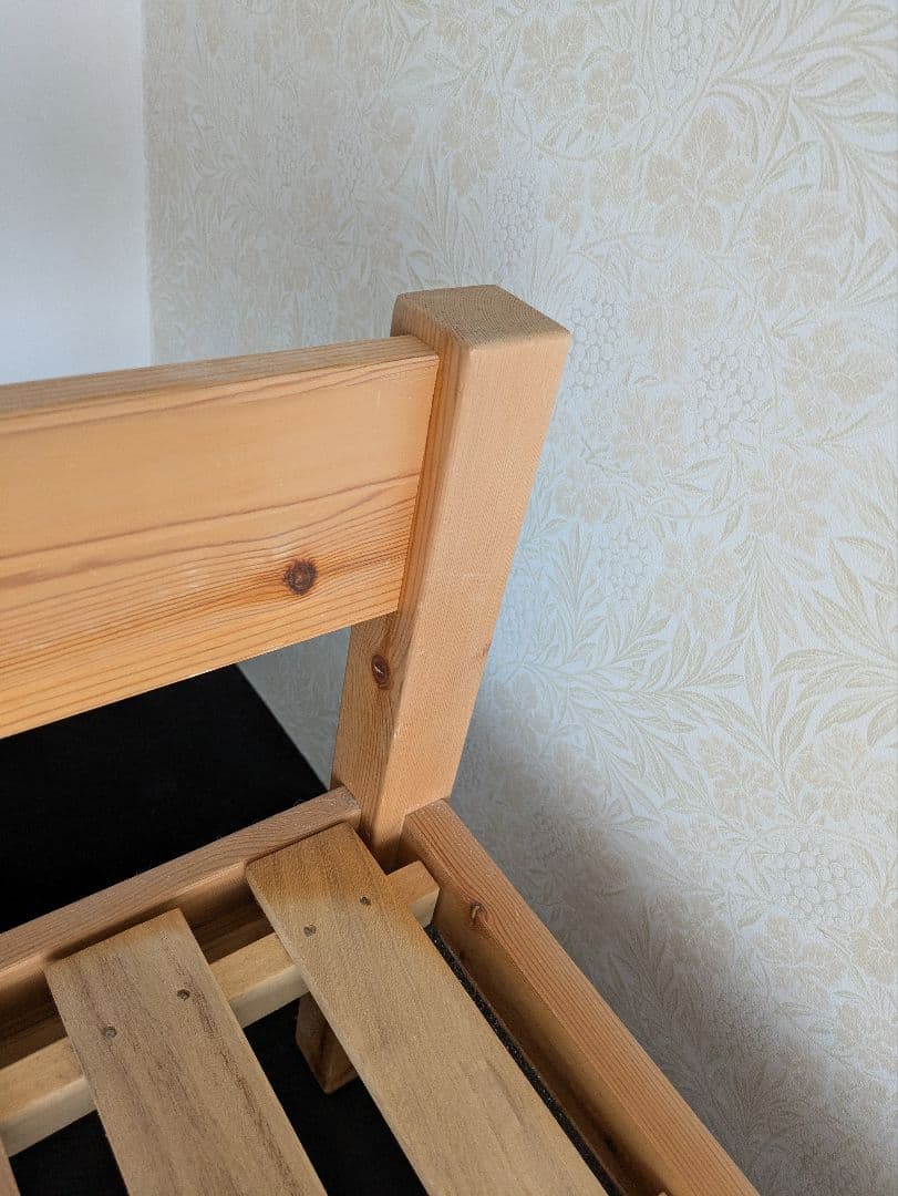 福岡市引取り限定　　収納付き　無印良品 ベッド パイン材　シングル