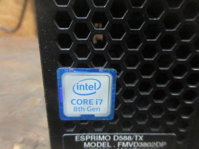 10送料込★富士通 ESPRIMO D588/TX i7 8th Genジャンク