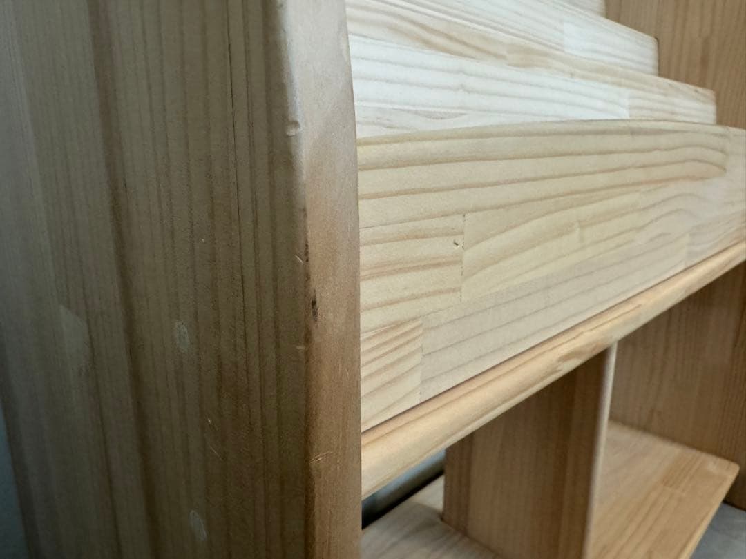 絵本棚 完成品 木遊舎 プレミアムモデルパイン材大容量 横幅80cm】無塗装