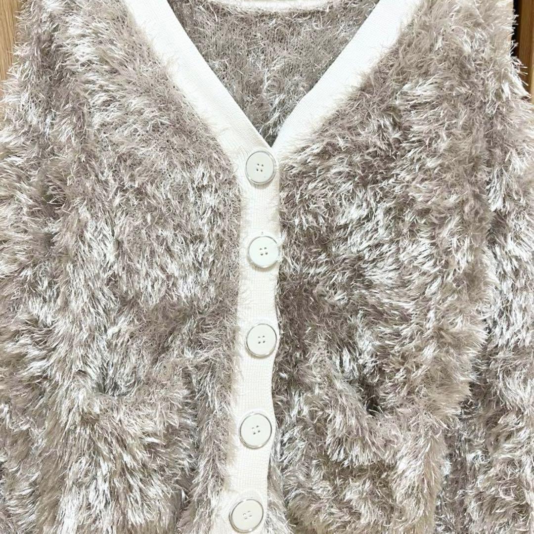 トップス melt the lady basic shaggy cardigan