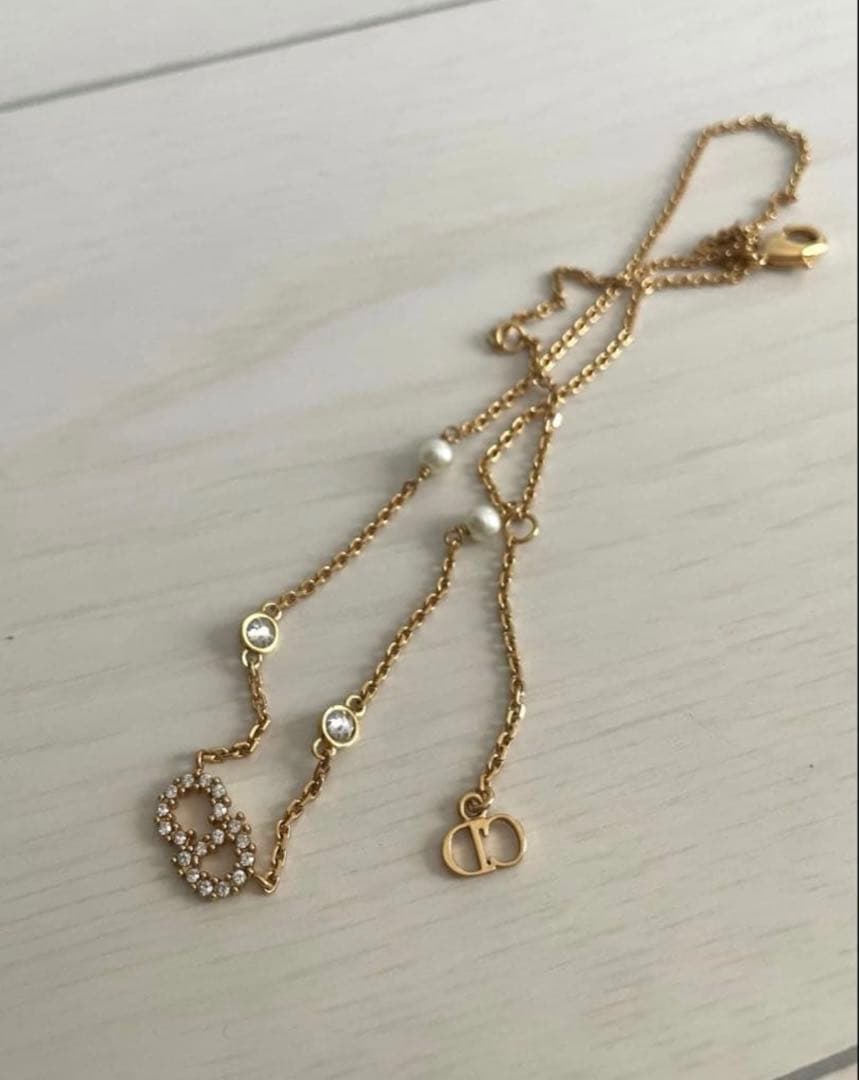 Dior ダブルCロゴ ネックレス新品