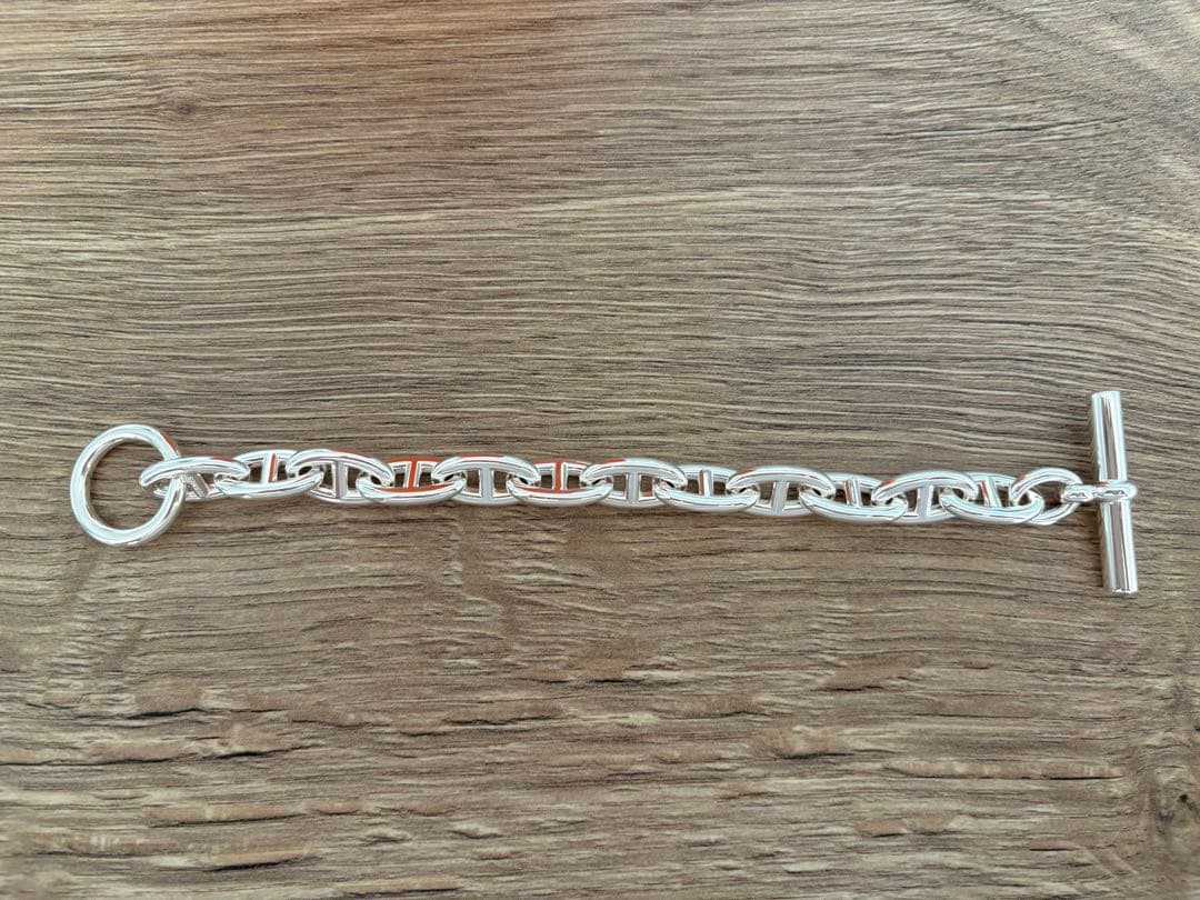 【新品未使用】エルメス シェーヌダンクル ブレスレット　GM12コマ