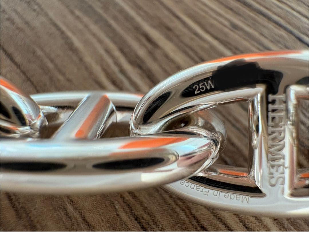 【新品未使用】エルメス シェーヌダンクル ブレスレット　GM12コマ