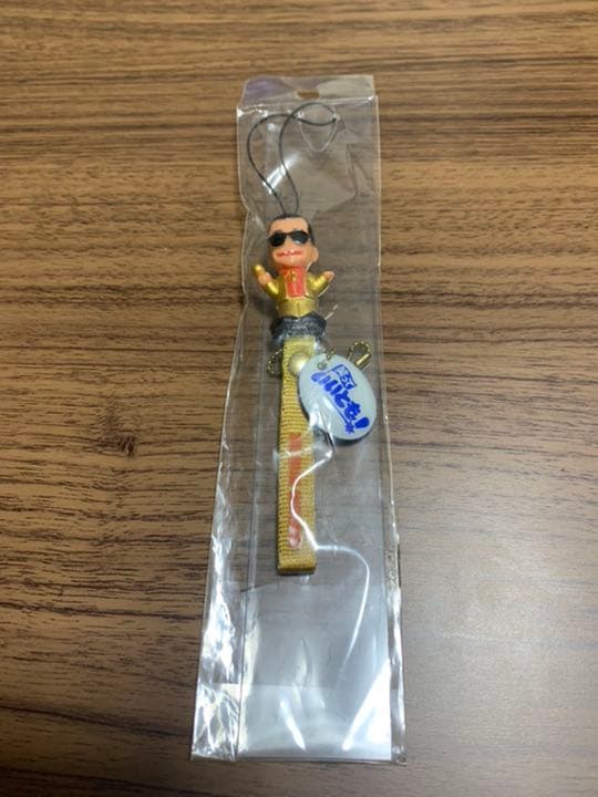 非売品 笑っていいとも！森田一義 タモリ ストラップ 金 激レア
