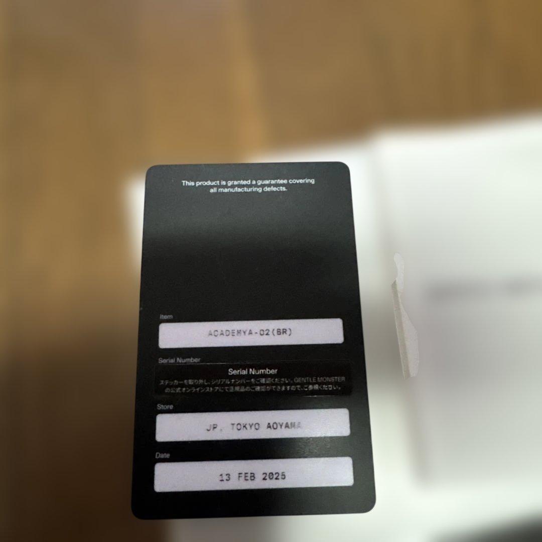 GENTLE MONSTER ACADEMYA-02（BR）ジェントルモンスター
