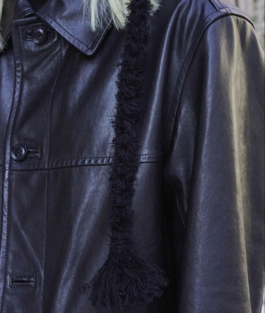 KIJIMA TAKAYUKI ブラック　耳あて付き　ニット帽