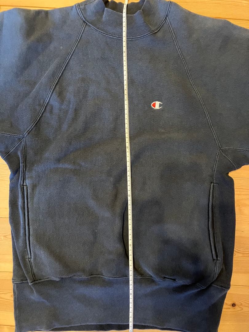 90s Championリバースウィーブ モックネック　ブラック