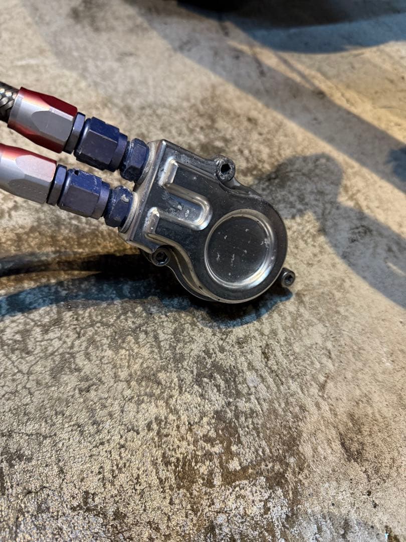 TW200 DG07J 取り付けステー付きオイルクーラー　アールズ EARL’S