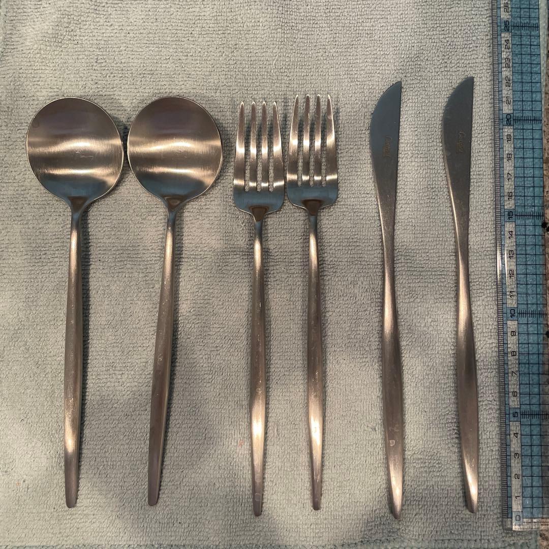 クチポール／Cutipol ムーンマット シルバー　カトラリー