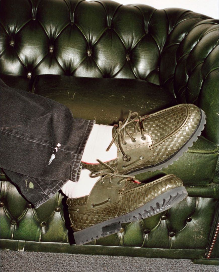 靴 Supreme Timberland Woven 3-Eye Lug Shoe