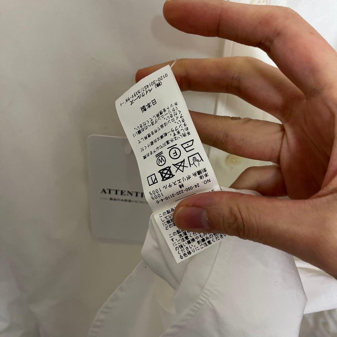 フレームワーク　新品未使用　ホワイト LOVE FOR YOU 刺繍 シャツ