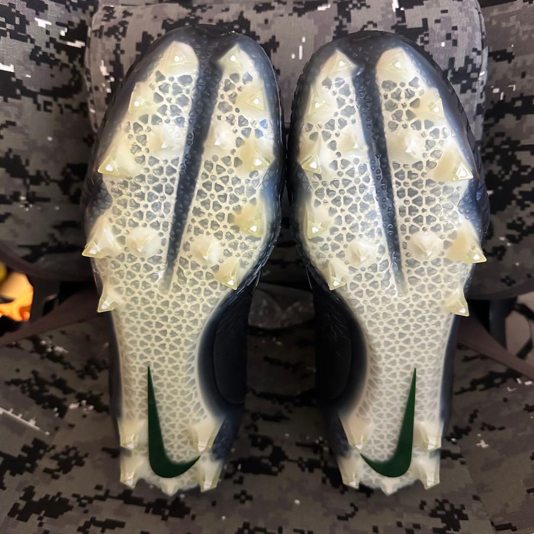 【新品未使用】ナイキ　フォースサベージ　黒×緑　29.5cm アメフトスパイク