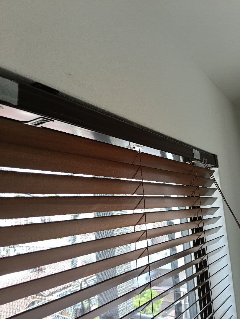 ブラウン 木製ブラインド