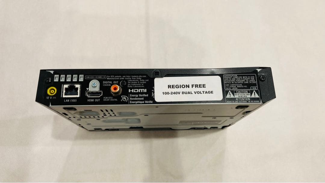 SONY BD/DVDプレイヤー BDP-1700 リージョンフリー 米国購入品