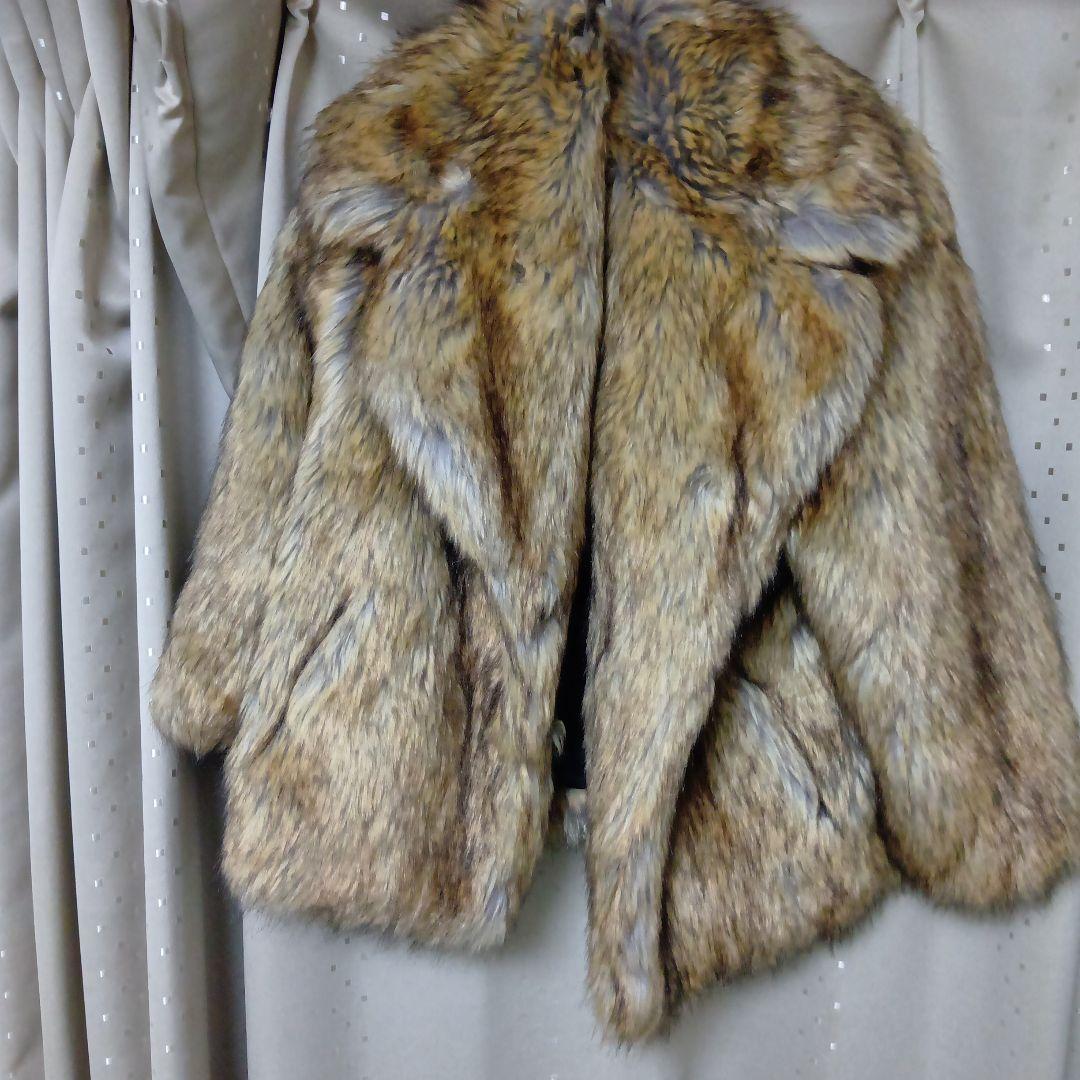 jakke ボリューム エコファー　セミロングコート