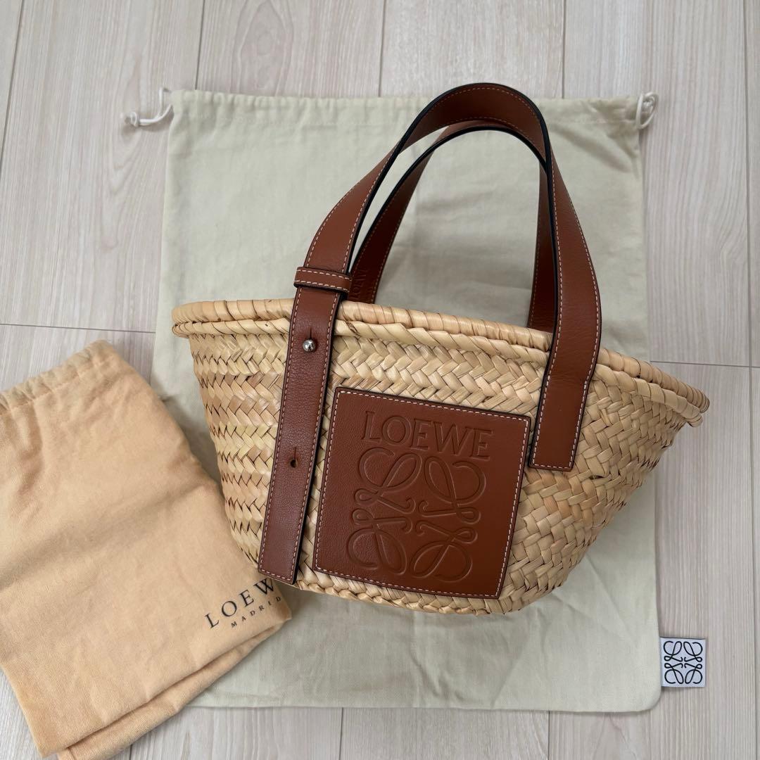 LOEWE ロエベ バスケットバッグ スモール タン 正規品