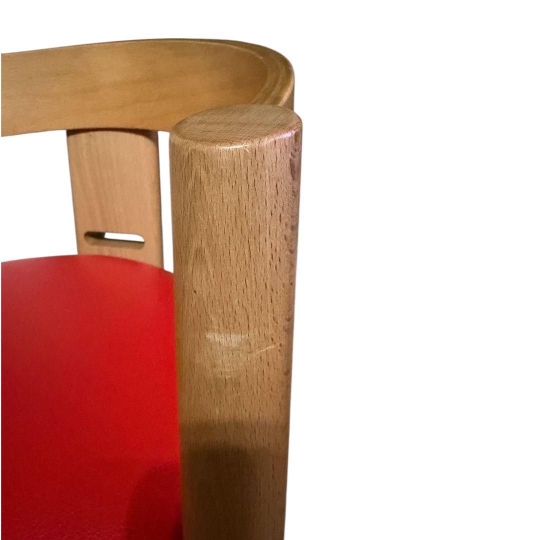 【木馬舎】美品　プレディクトチェア ハイチェア キッズチェア　レッド