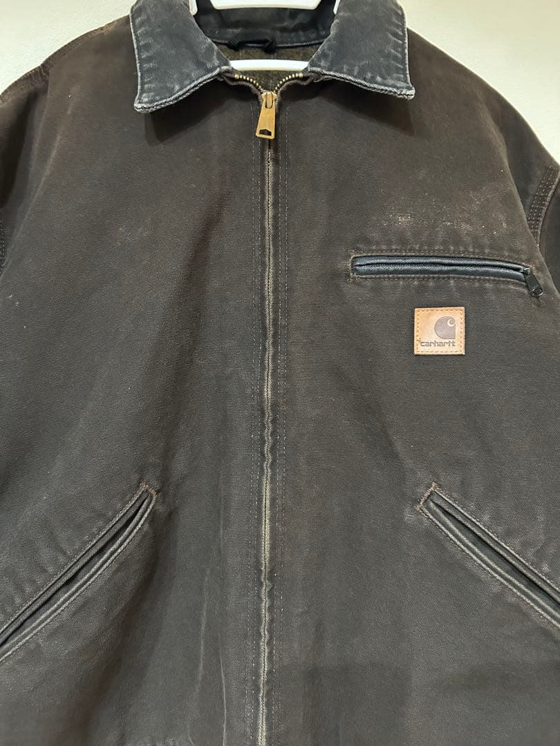 carhartt detroit jacket j97 dkb Lサイズ　古着