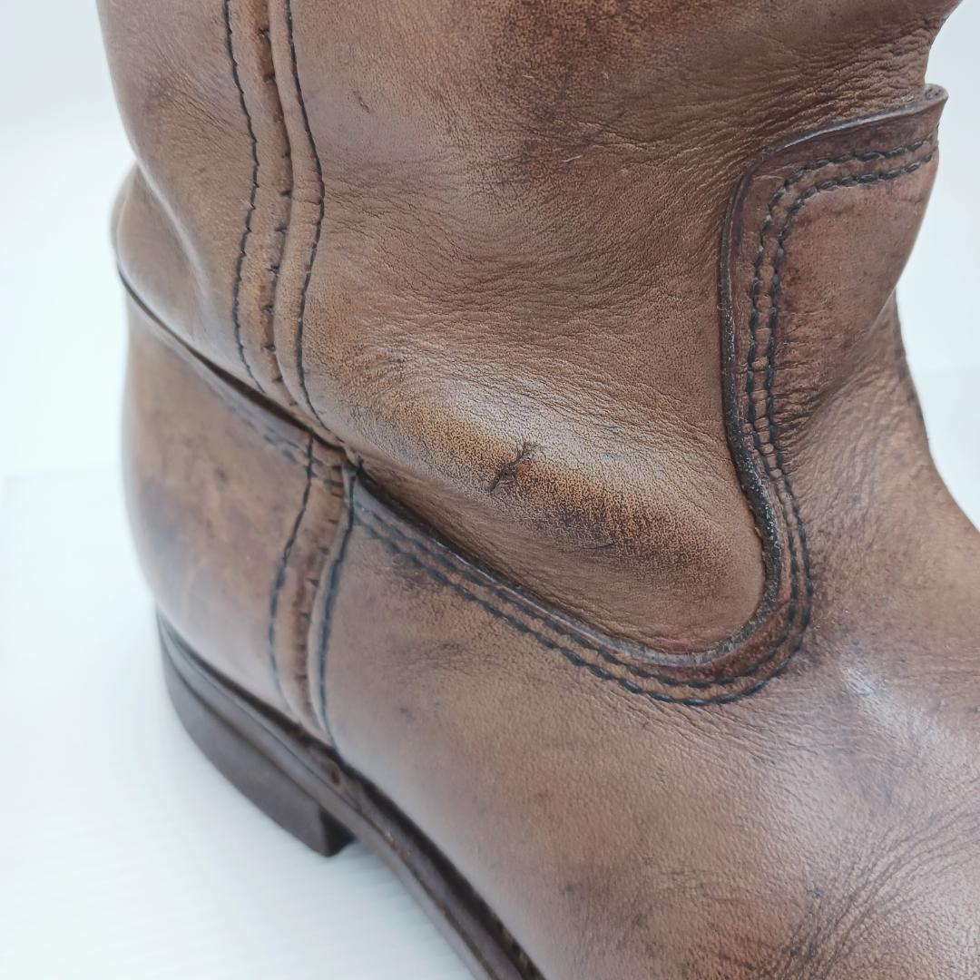 希少 80s 8D ペコス REDWING ビンテージ 柿色 プリント羽 コルク