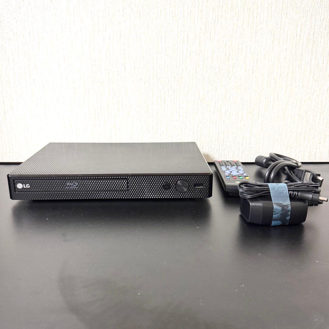 【動作品・美品】 LG ブルーレイプレーヤー BP350 リモコン付き DVD