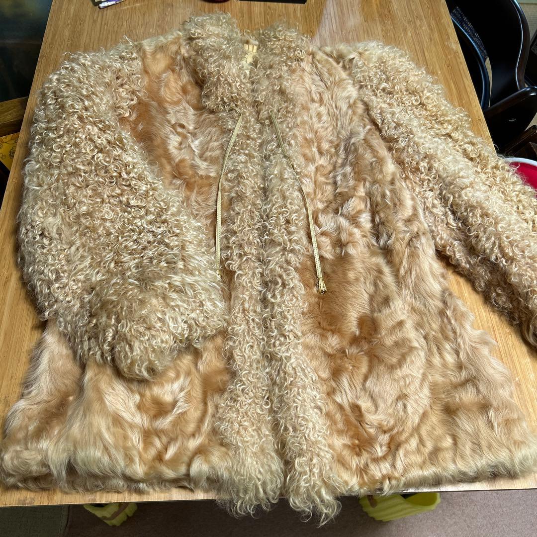 ベビーラム　ベージュ ファーコート