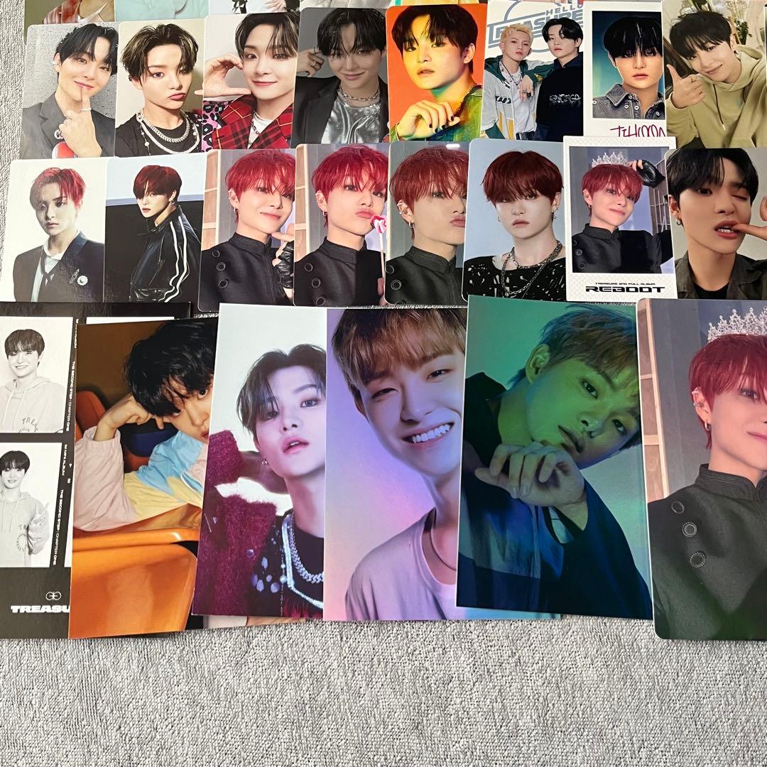 treasure ジフン トレカ 缶バッジ アクスタ セット