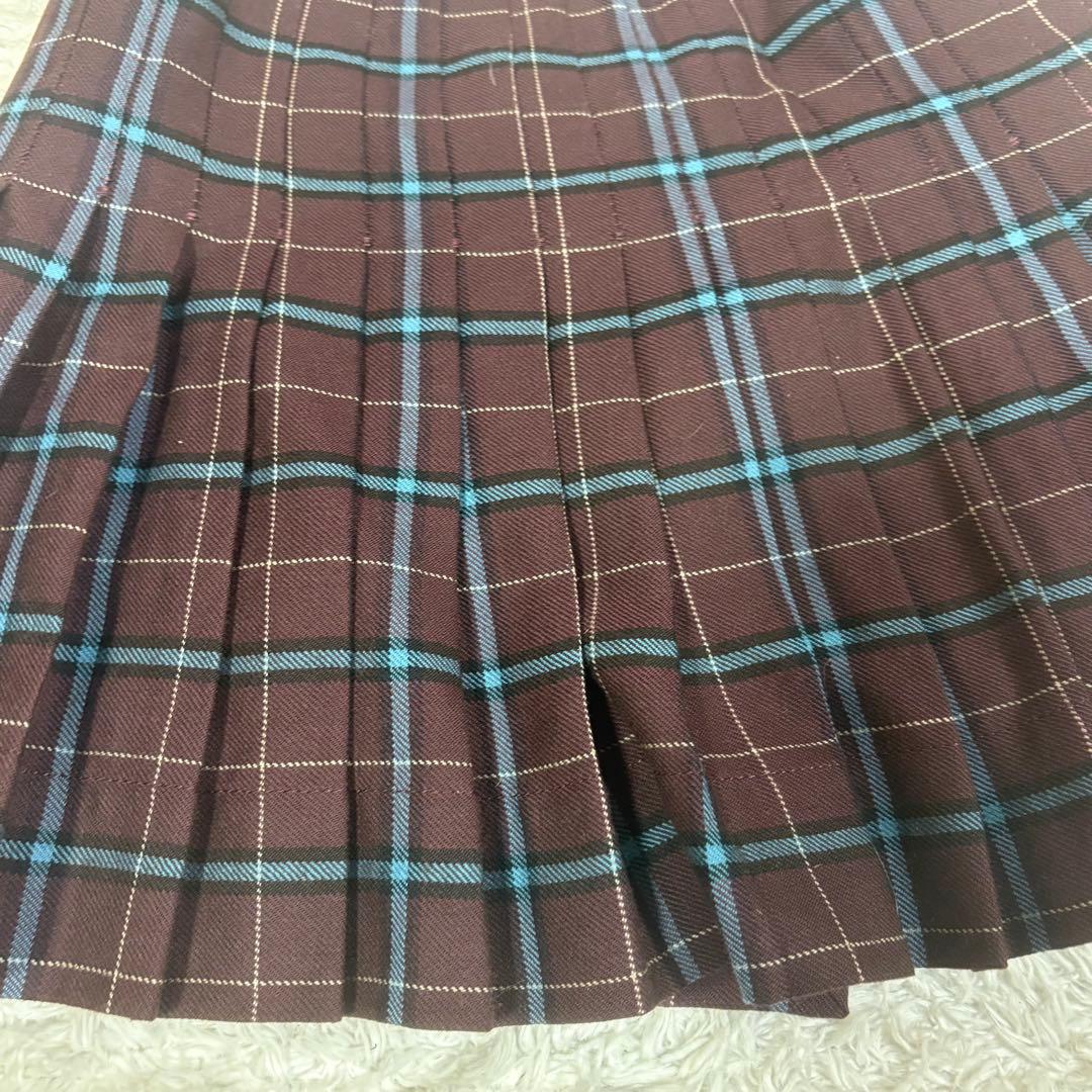 ヴィヴィアンウエストウッド　プリーツ　ラップスカート チェック　ベルト