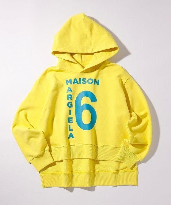 メゾンマルジェラMM6 Maison Margiela ブランドロゴフーディー