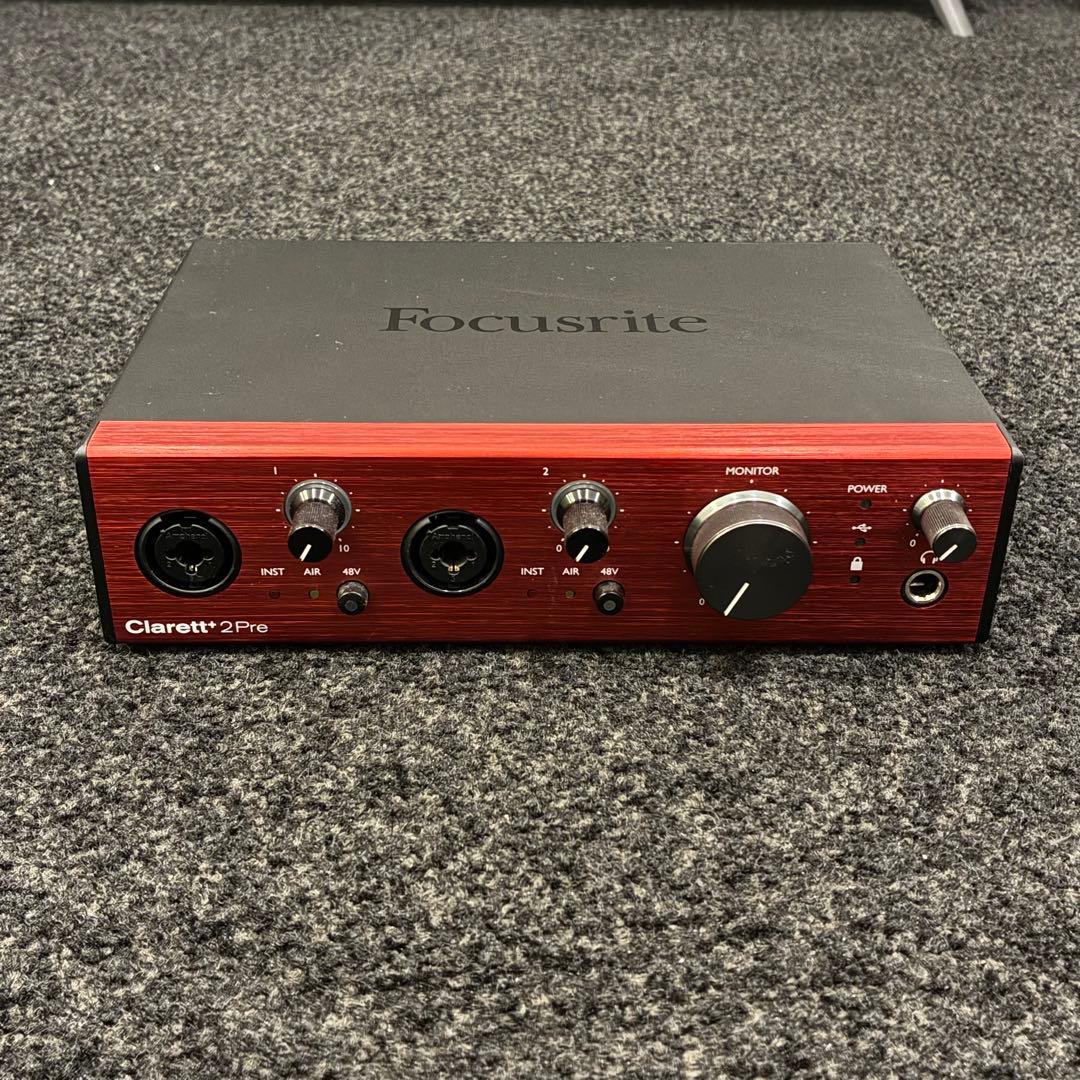 美品 Focusrite Clarett+ 2Pre オーディオインターフェース