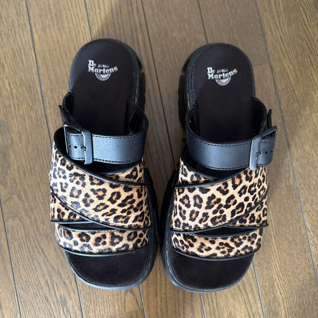 Dr.Martins MATTISON スライドサンダル ヒョウ柄 UK8