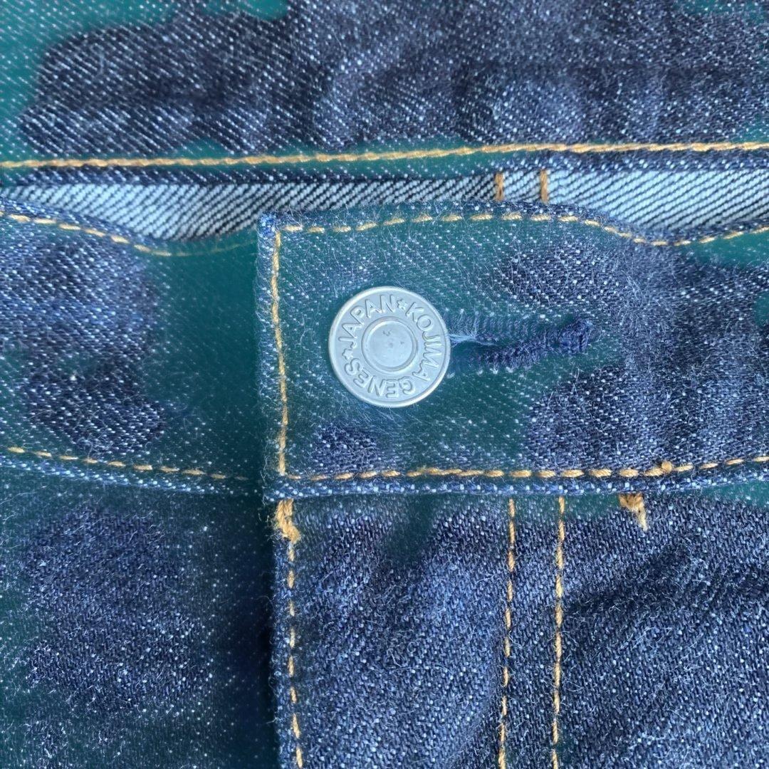 児島ジーンズ 濃紺デニム36インチ赤耳