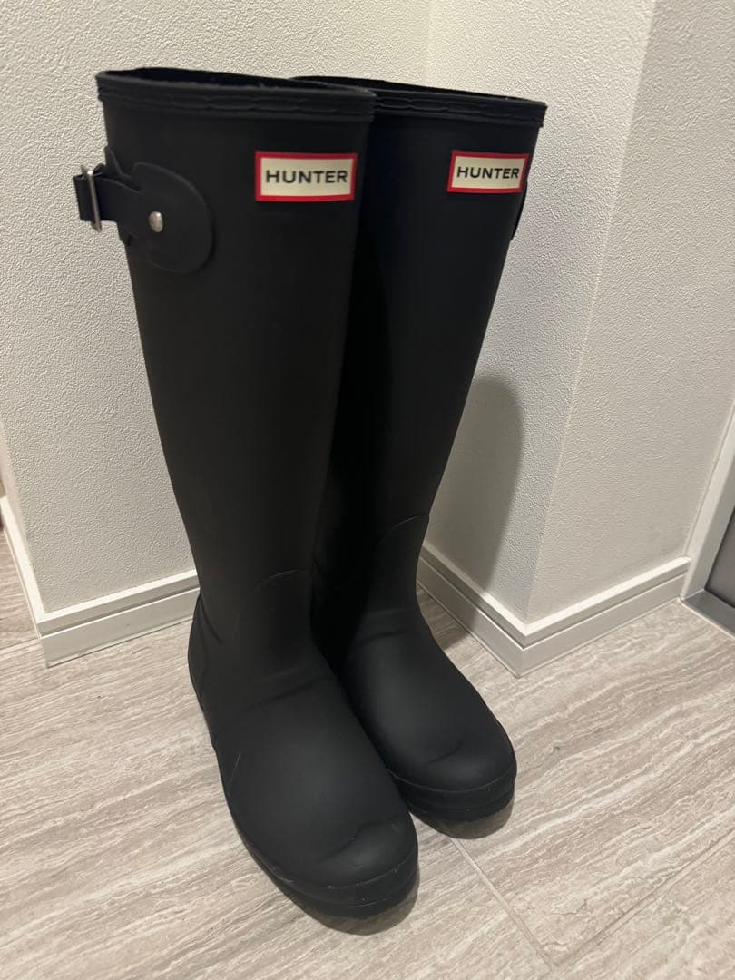 HUNTER ブラック 長靴 US 6 / 23.0cm