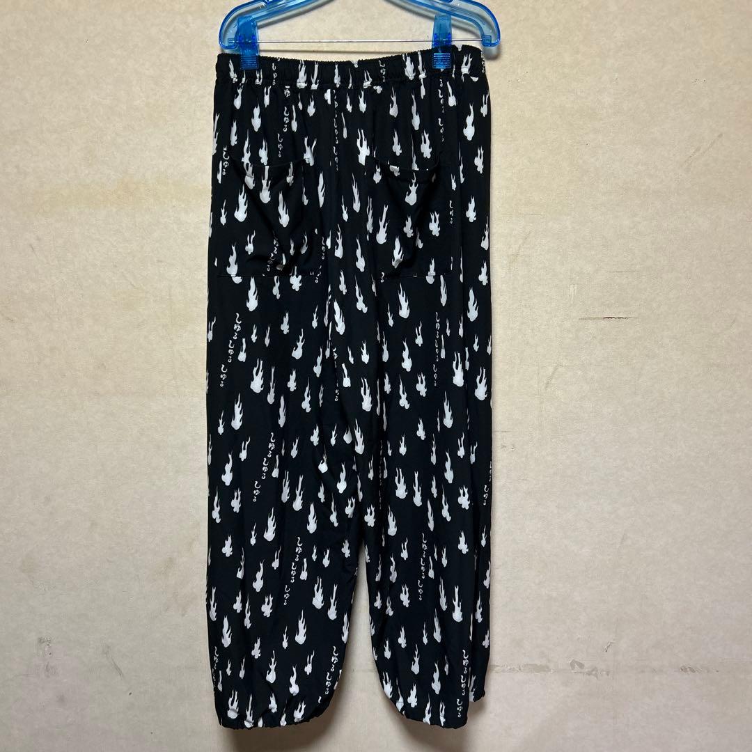 graniph 水木しげる　人魂 パターン　イージーパンツ