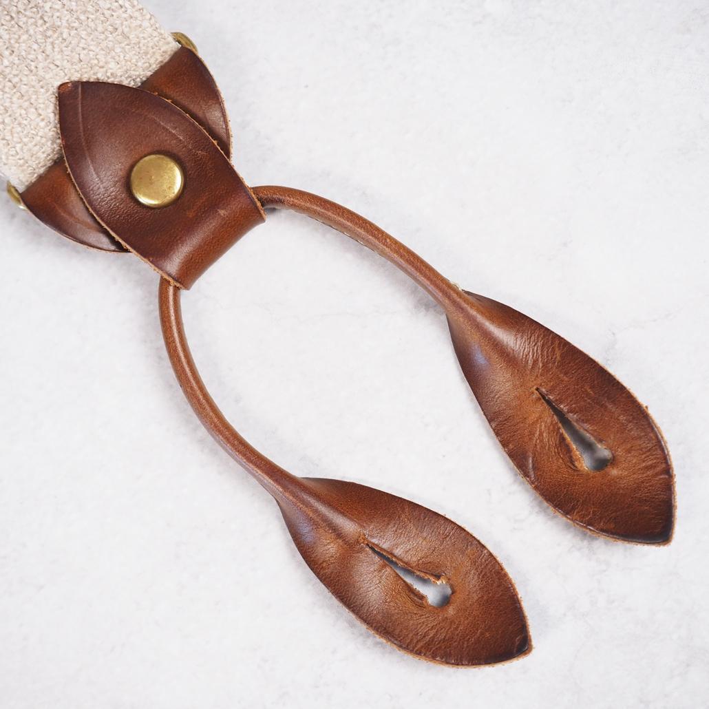 Nigel Cabourn ホーウィン クロムエクセルレザー サスペンダー