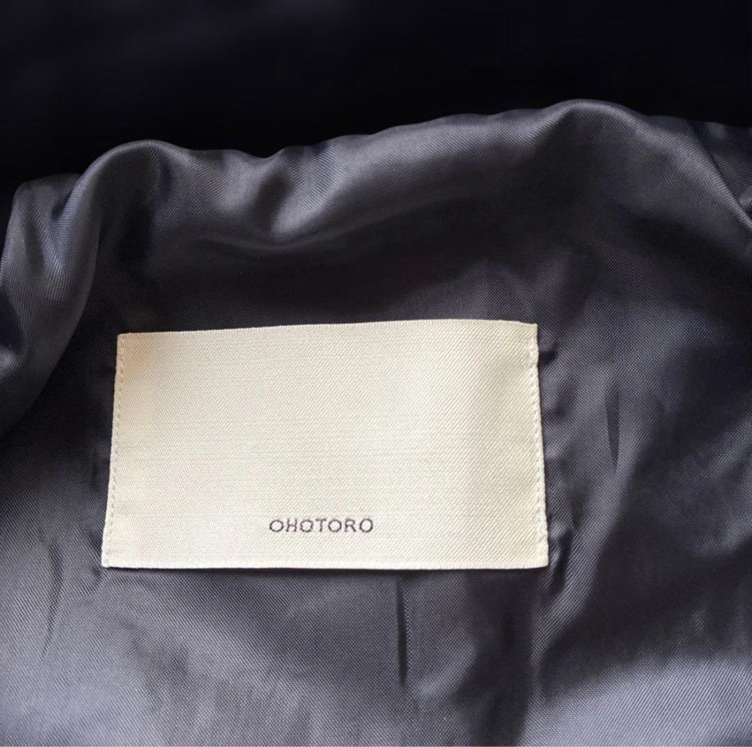 【美品】OHOTORO Mannish Wool Blouson ネイビー