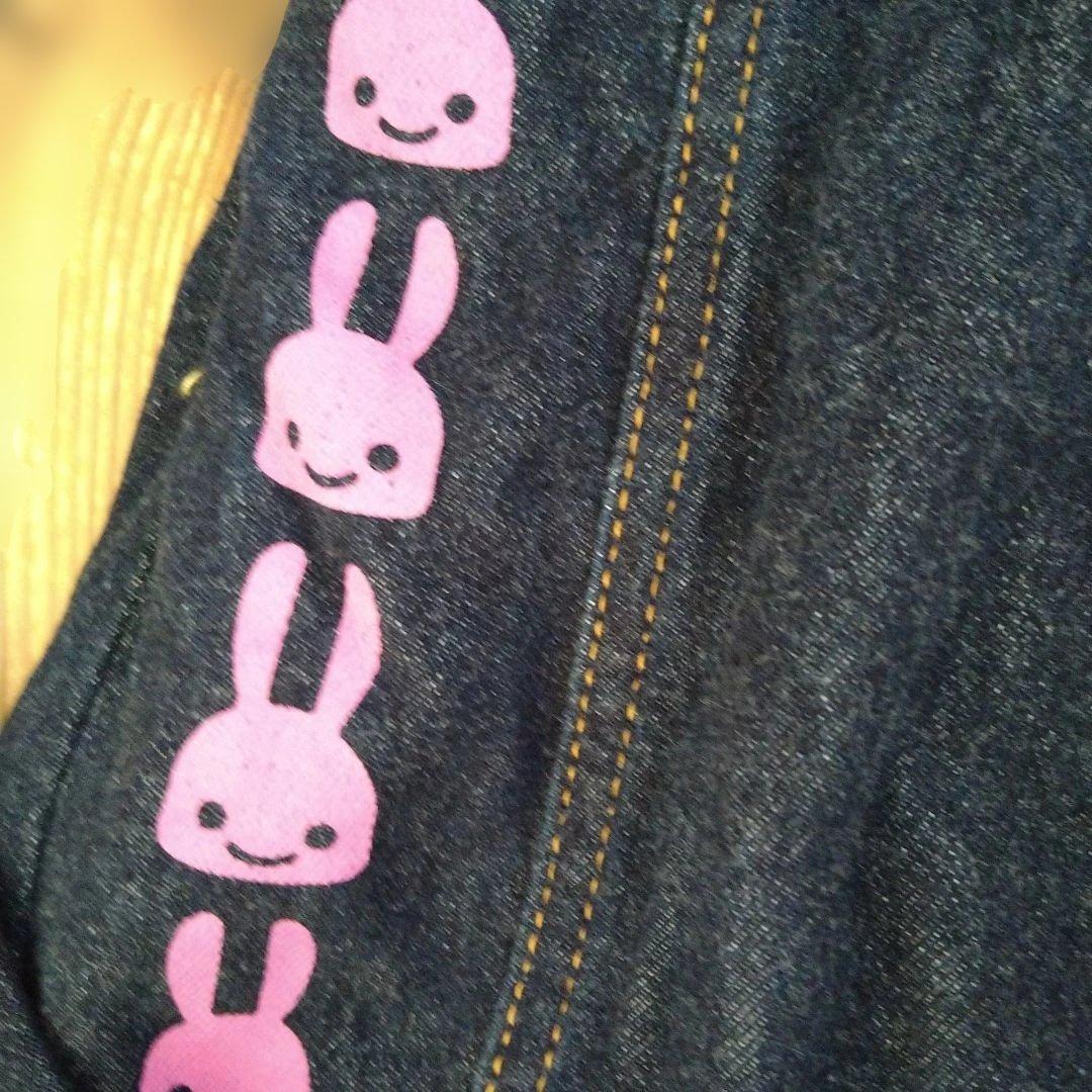 最終価格　CUNE　キューン　ウサギたくさんのデニムサルエルパンツ　М