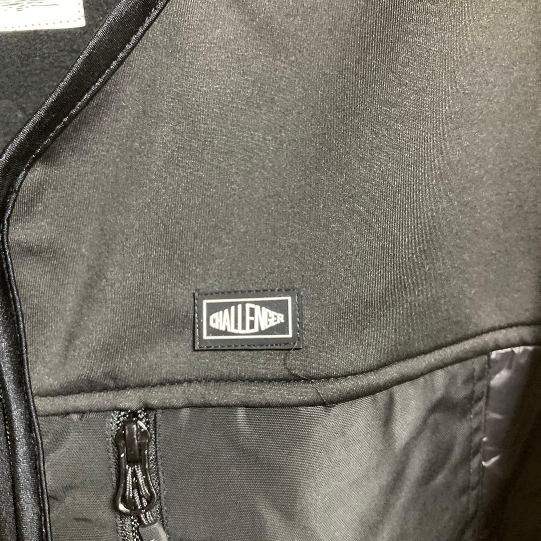 CHALLENGER チャレンジャー ノーカラージャケット ブラックXL