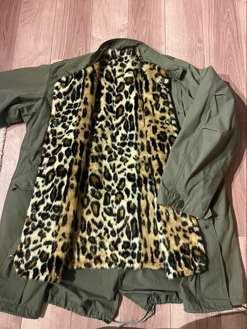 【値下げ】ワコマリア　GUILTY PARTIES モッズコート ヒョウ柄裏地