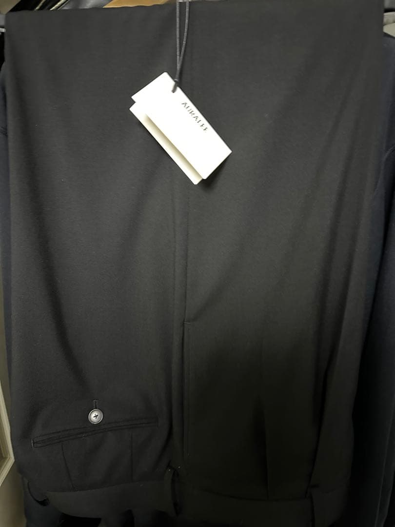 オーラリー　25SS TWO-TUCK SLACKS