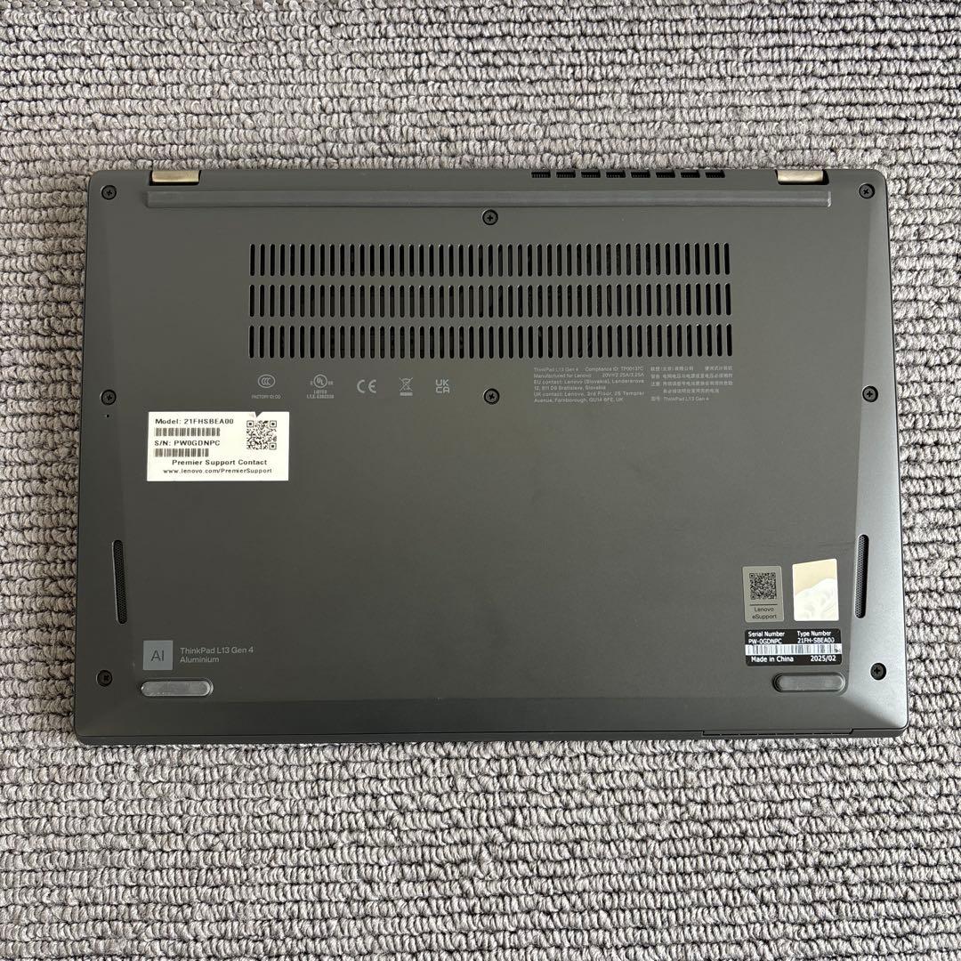Windowsノート本体 lenovo thinkpad L13 Gen 4 i5-1335U