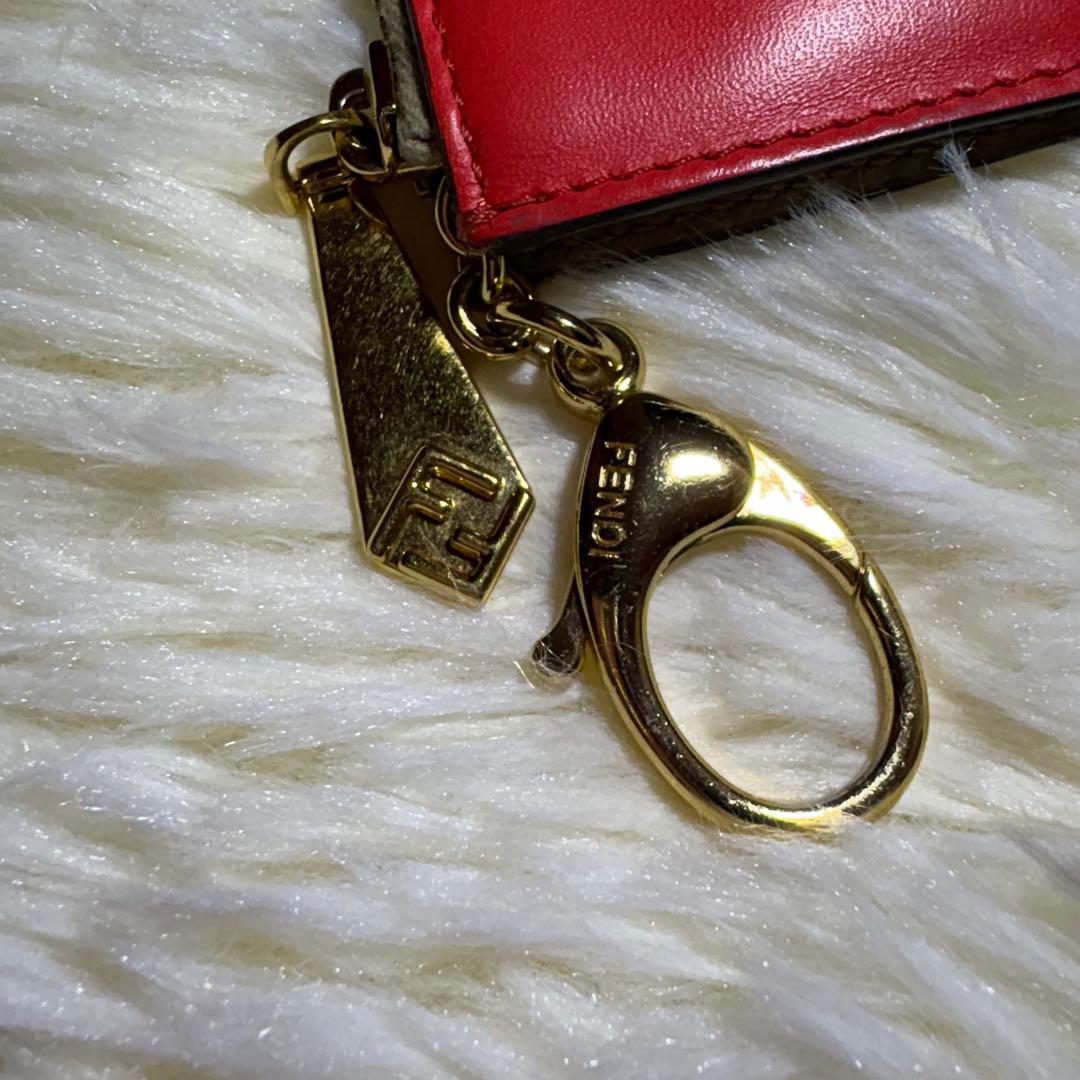 美品 FENDI FF ダイヤモンド フラグメントケース カード ホルダー