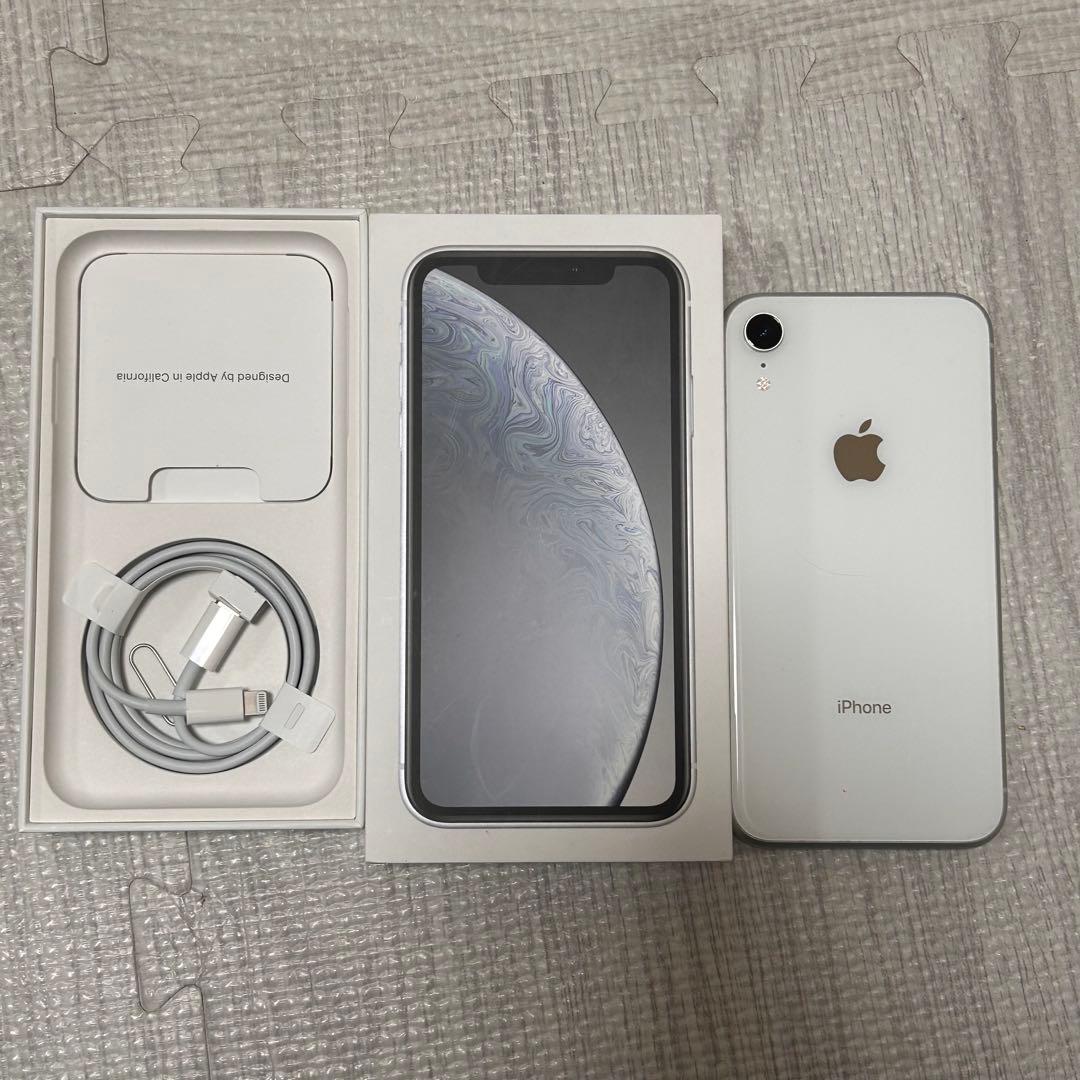 iPhone本体 Apple iPhone XR ホワイト 128GB