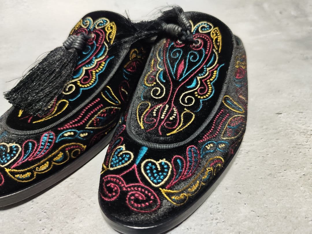 ANGELO RUFFO タッセルミュール　新品同様