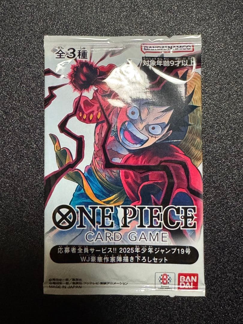 ONE PIECE CARD応募者全員サービス　週刊少年ジャンプ2025年19号