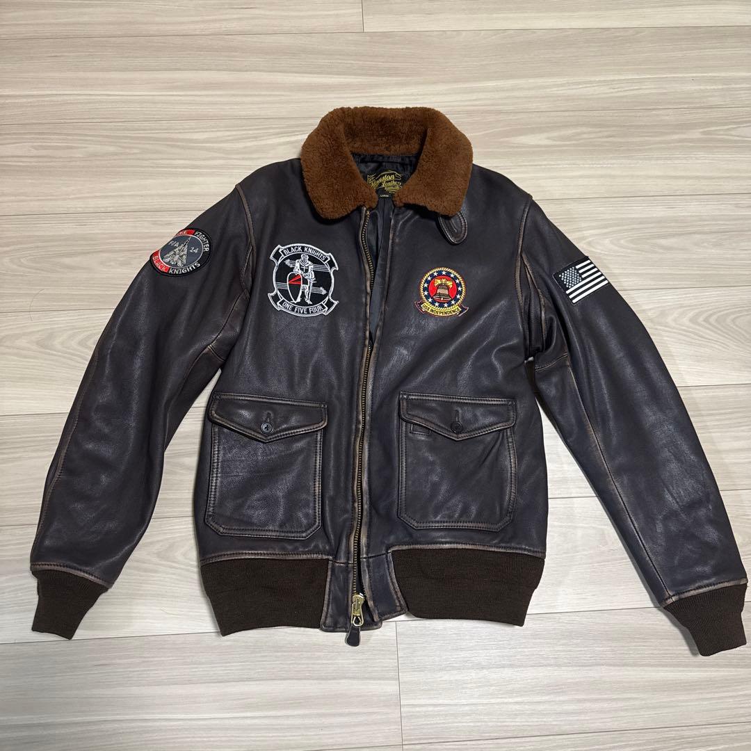 HOUSTON ヒューストン ビンテージ G-1レザージャケット