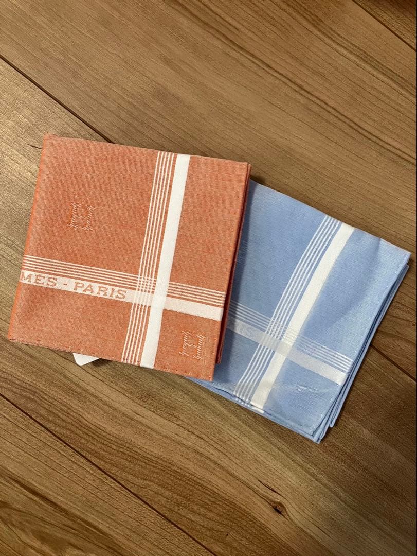 HERMES エルメス ハンカチ 2枚セット