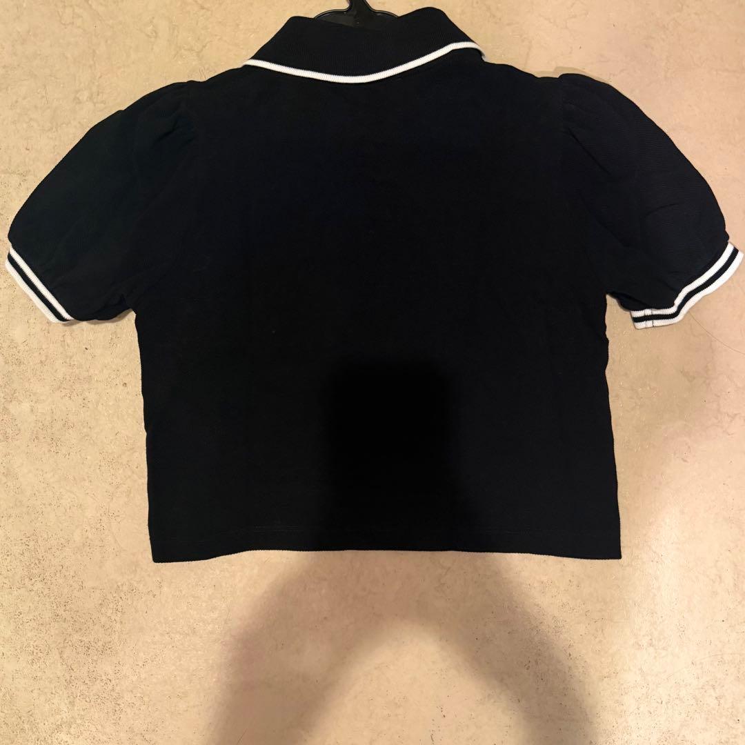 CELINE 23SS トリオンフ クロップド ポロシャツ