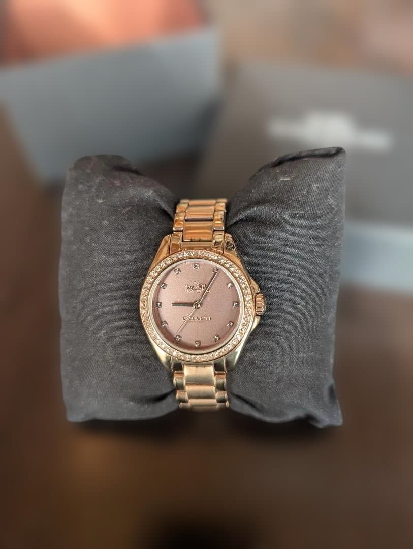 COACH レディース 時計 ダイヤモンド装飾