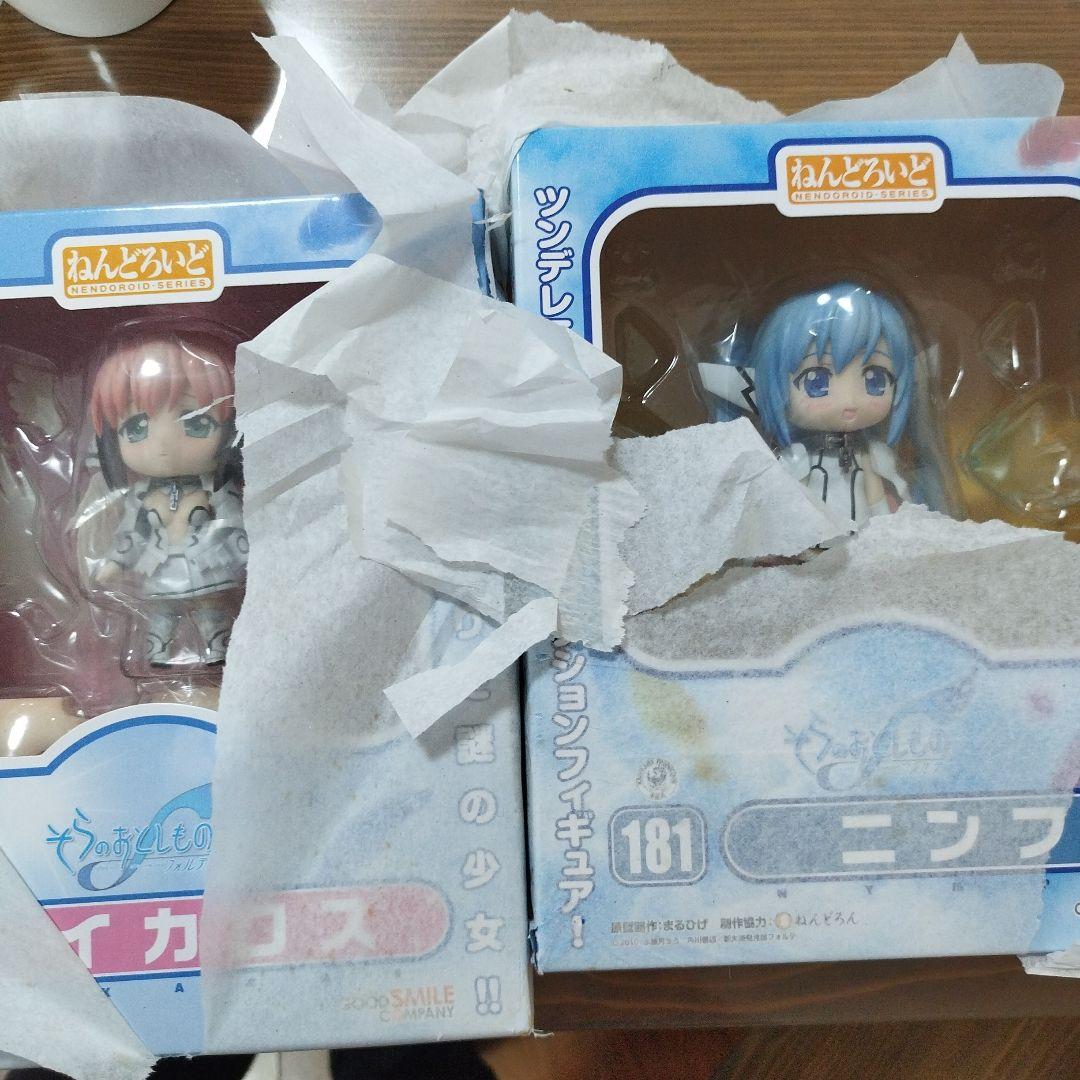 d*3様 ねんどろいど 未開封　イカロス　ニンフ　そらのおとしもの