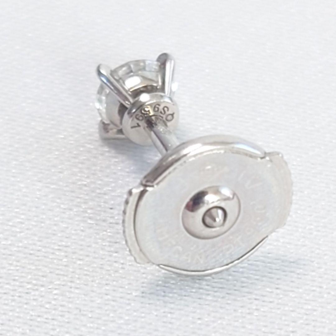 【美品】カルティエ ソリテール ダイヤモンド ピアス 片耳用 5694